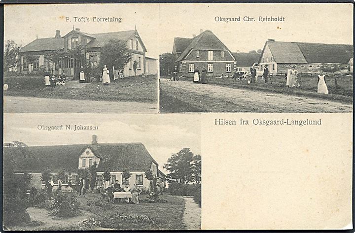 Oksgaard-Langelund, partier fra med P. Toft’s forretning. A. Juul no. 18023. Kvalitet 8