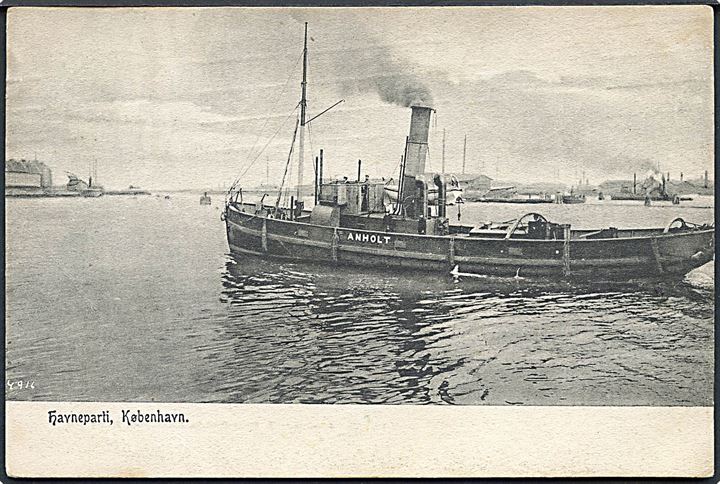 “Anholt”, S/S, DFDS slæbebåd i København. O. Kull no. 4916. Fold. Kvalitet 6