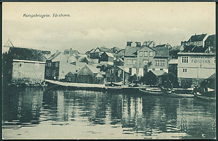 Thorshavn, Kongabrugvin. H. Jacobsen no. 26. Kvalitet 8