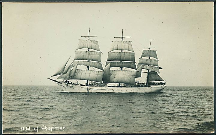 Sverige. “af Chapman “, svenke flådes skoleskib. D. F. Hällmann U/no. Kvalitet 8