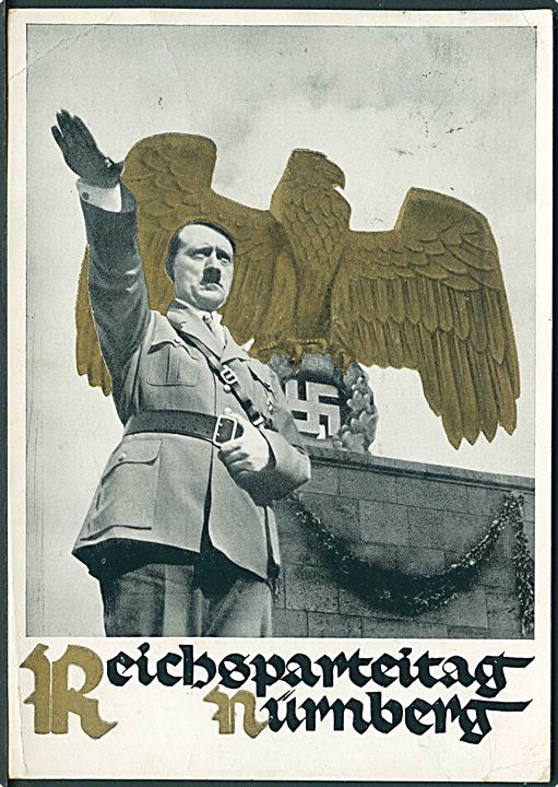 Propaganda. Reichsparteitag Nürnberg 1935. Photo Hoffmann no. 50. Hj. knæk. Kvalitet 7