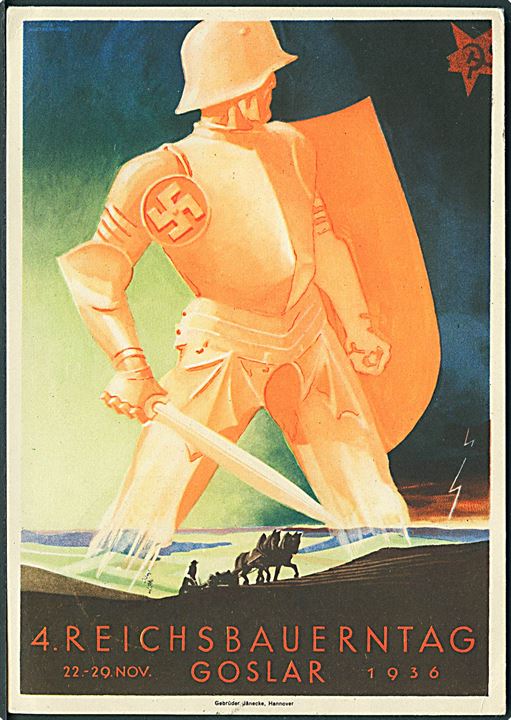 Propaganda. 4. Reichsbauerntag Goslar 1936. U/no. Kvalitet 8