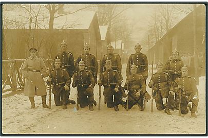 Tyske Soldater. Sted ukendt. Fotokort no. 1156. 