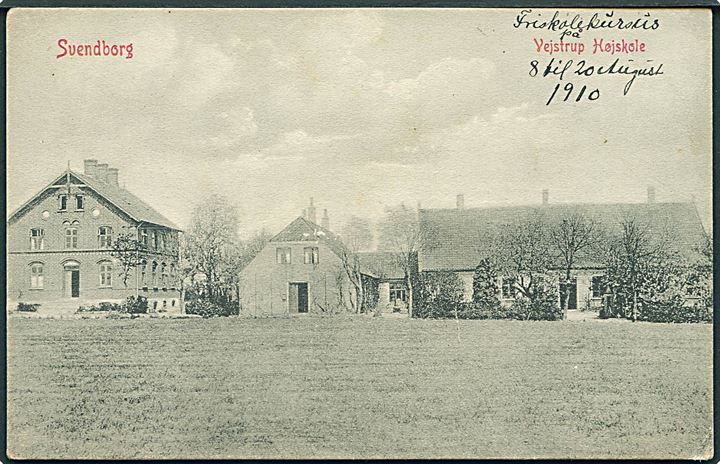 Vejstrup Højskole, Svendborg. Warburgs Kunstforlag no. 988. 