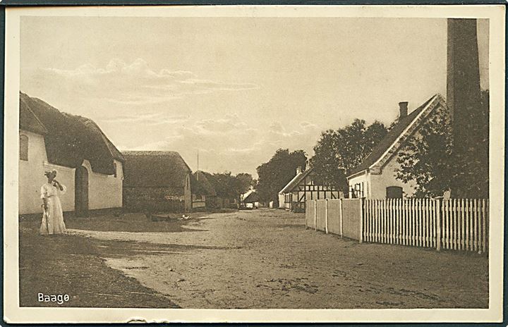 Huse i Baagø. Stenders no. 15566. 