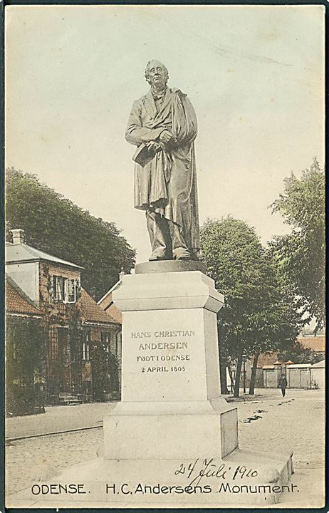 H. C. Andersens Monument, Odense. Stenders no. 7199. 