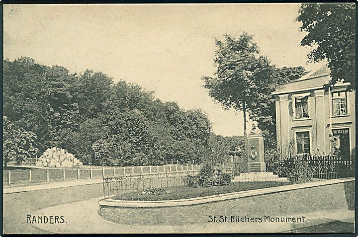 St. St. Blichers Monument, Randers. Stenders no. 732. 