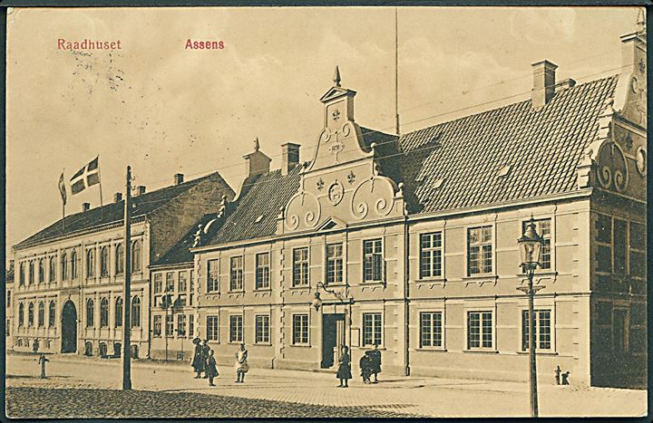 Raadhuset i Assens. Møllers Boglade u/no. 