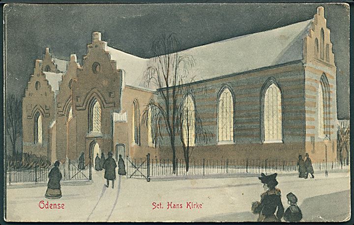 Sct. Hans Kirke i Odense. Warburgs Kunstforlag u/no. 