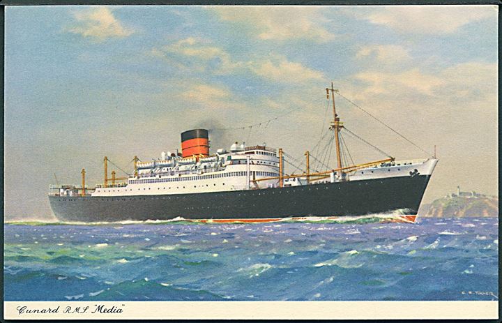 Charles E. Turner: R. M. S. Media. Cunard White Star no. B. 1026. 