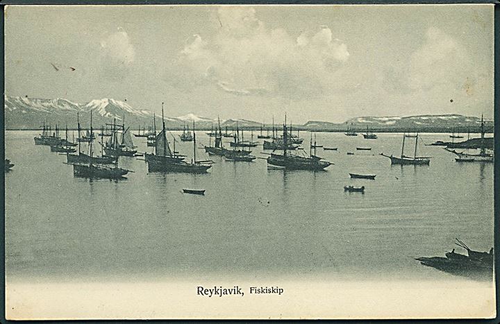 Reykjavik, Fiskiskip. Thomsens Magasin no. 12. 