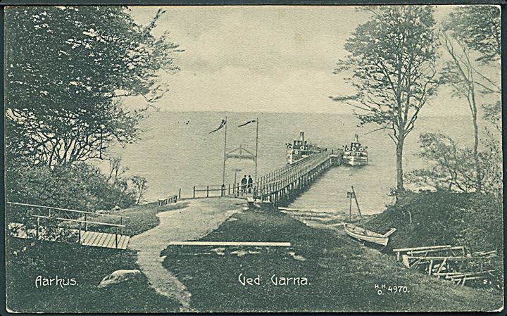 Dampskibsbro ved Varna, Aarhus. H. H. O. no. 4970. 