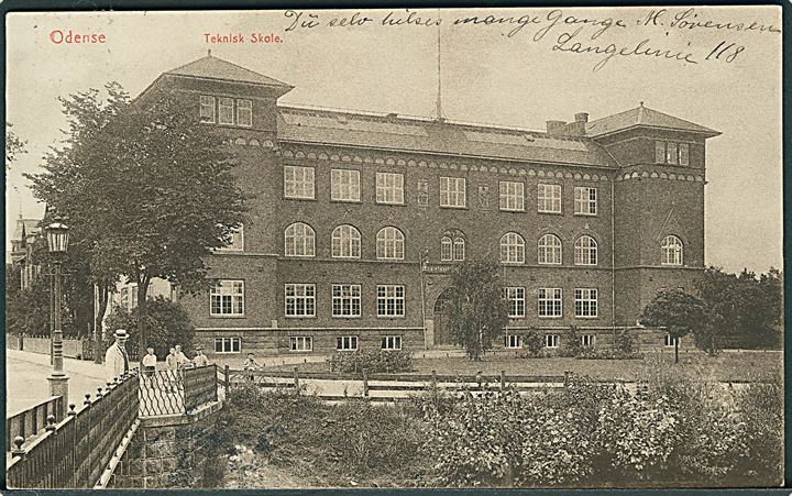 Teknisk Skole i Odense. Johs. Brorsens Forlag no. 927. 