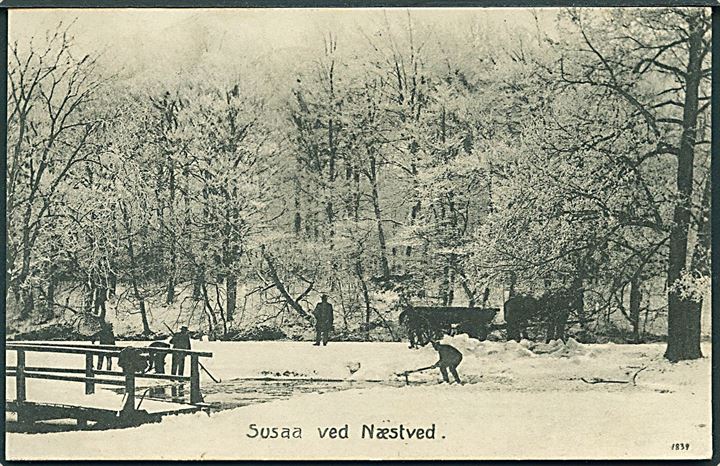 Susaa ved Næstved. E. Larsen Demuth no. 1839. Anvendt 24.12.1917. 