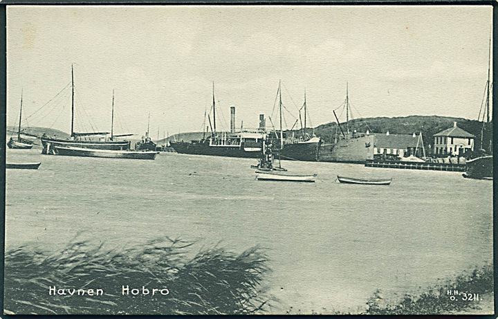 Havnen i Hobro. H. H. O. no. 3211. 