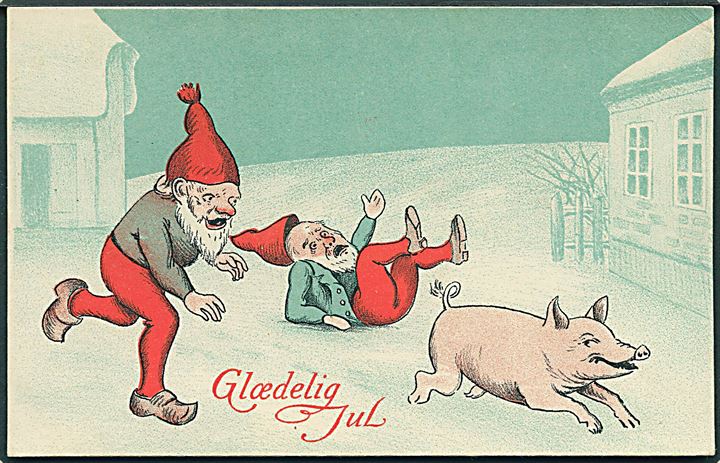 Ludvig Møgelgaard: Glædelig Jul. Nisser jagter gris. Alex Vincents, serie 1/2. 
