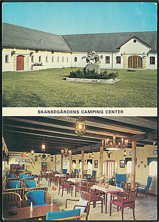 Skansegårdens Camping Center. Barfod Offset u/no. 