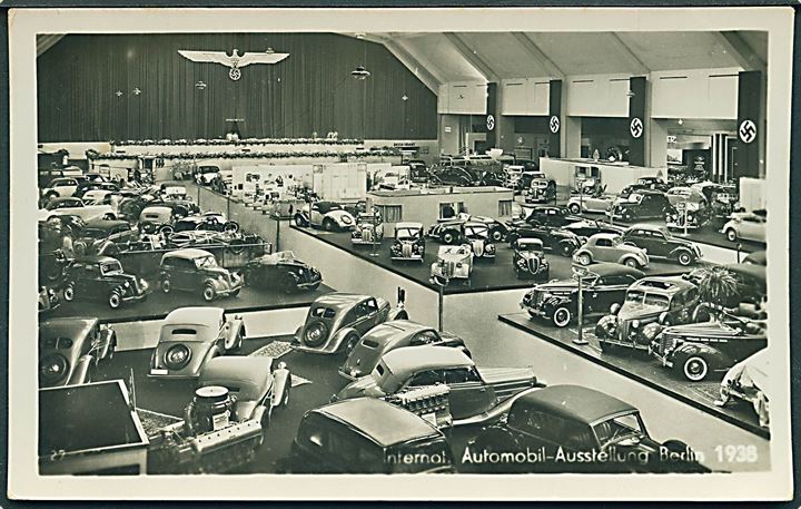 Internal Automobil Ausstellung, Berlin 1938. Fotokort. Klinte & Co. no. 29. 