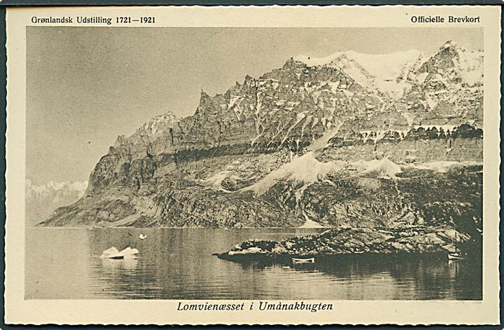 Lomvienæsset i Umanakbugten, Grønland. Grønlandsk Udstilling 1721 - 1921. Stenders u/no. 