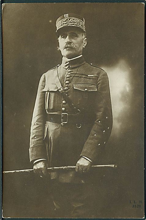 Marechal Foch. Fransk Generalstabschef og fra 1918 øverstkommanderende over de allierede styrker på Vestfronten. Lapina u/no.