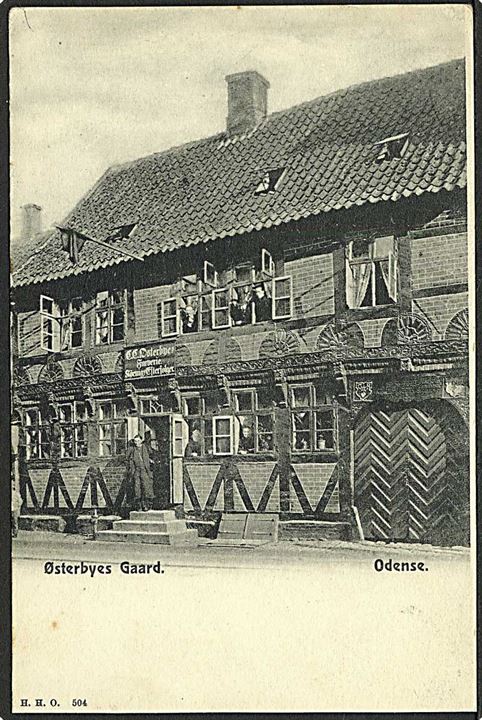 Parti med Østerbyes Gaard i Odense. H.H.O. no. 504.