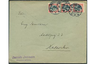 7/27 øre Provisorium (3) på brev fra Svendborg d. 22.8.1926 til Haderslev.