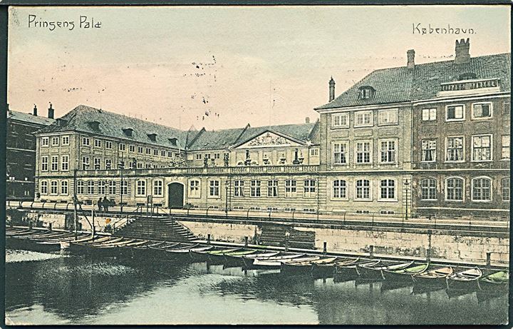 Prinsens Palæ, København. N. K. no. 645. Anvendt 24.12.10. 