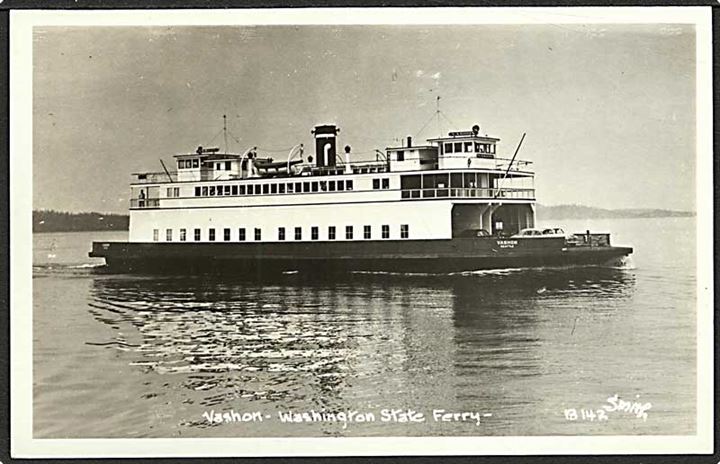 Vashom, Washington State Ferry, USA. Smith no. B 142.
