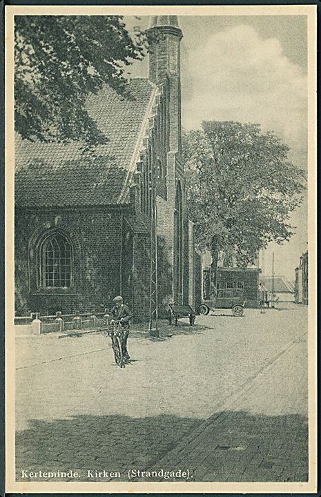 Kirken på Strandgade, Kerteminde. Rudolf Olsens Kunstforlag no. 3044. 
