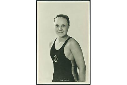 Sport. Tårnspring. Inge Beeken, Europamester i London 1938. A. Vincent no. 19 Kvalitet 9