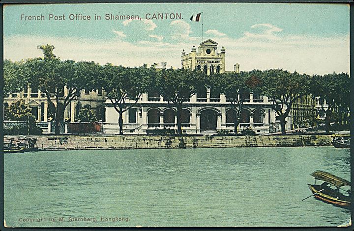 French Post Office in Shameen, Canton. M. Sternberg u/no. 