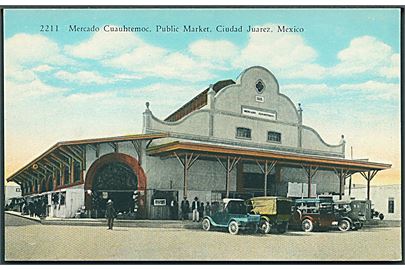 Mercado Cuauhtemoc, Public Markes, Ciudad Juarez, Mexico. C. T. no. 2211. 