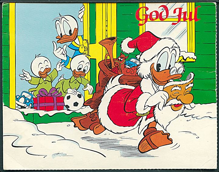 Walt Disney: God Jul. Onkel Joakim som julemand. Walt Disney Productions u/no. 