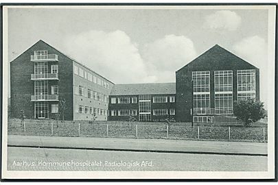 Kommunehospitalet, Radiologisk Afd. Aarhus. Stenders, Aarhus no. 510. 