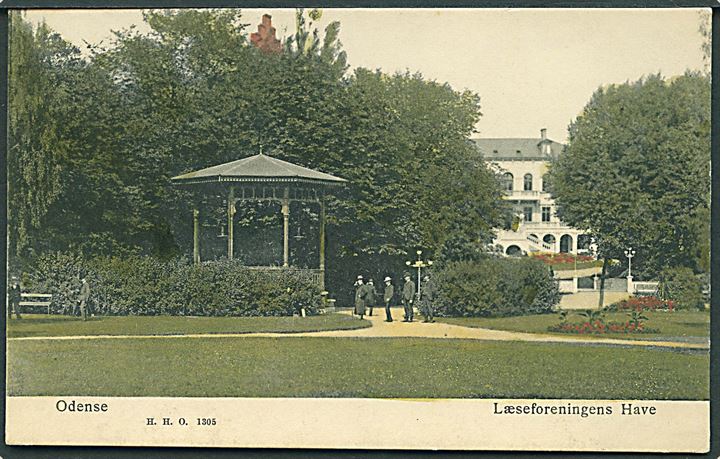 Læseforeningens Have i Odense. H. H. O. no. 1305. 