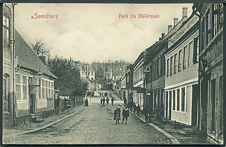 Svendborg, parti fra Møllegade. W.K.F. nr. 4653.