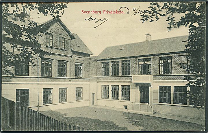 Svendborg Privat skole. Kielberg nr. 32032.