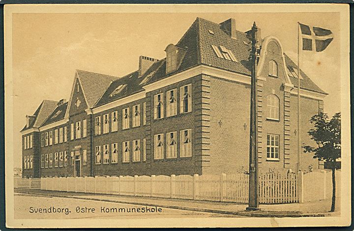 Østre Kommuneskole i Svendborg. Stenders no. 41383. 