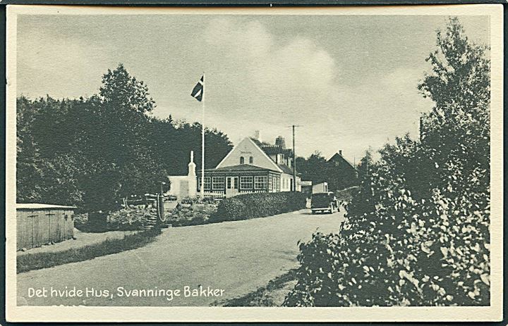 Det hvide hus, Svanninge Bakker. Stenders no. 76197. 