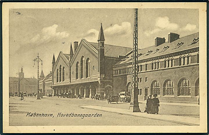 Hovedbanegaarden i København. A C no. 157. 