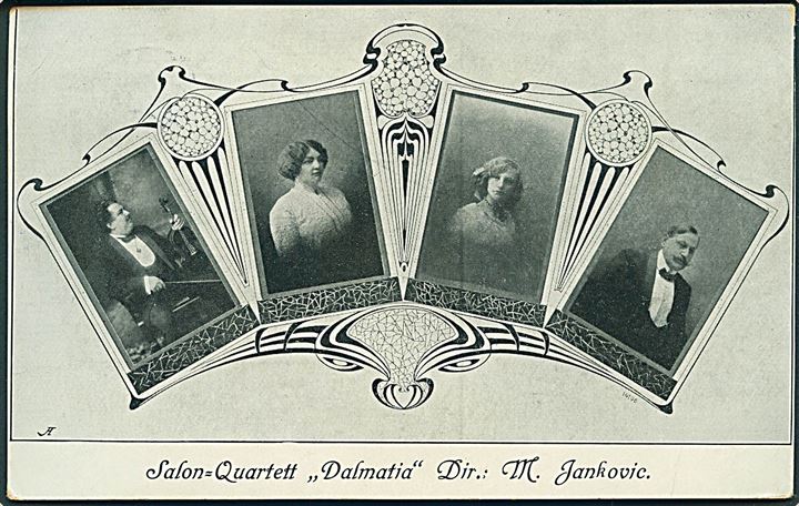 Salon Quartett Damatia. Dir. M. Jankovic. U/no. 