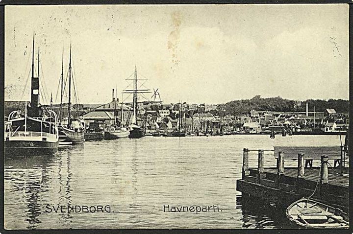 Havneparti fra Svendborg. Stenders no. 893.