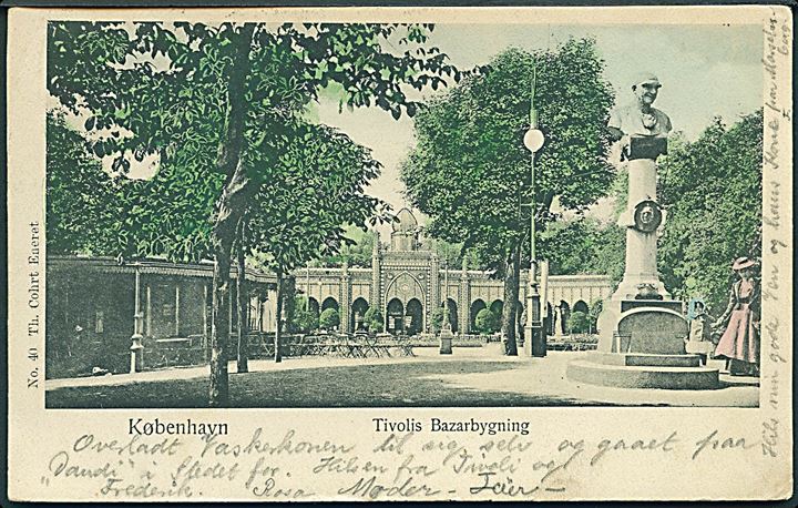 Tivolis Bazarbygning i København. Th. Cohrt no. 40. 