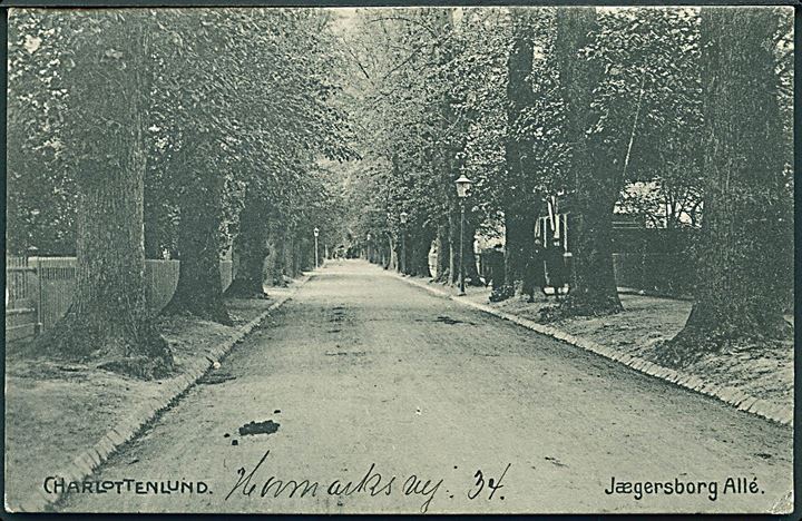 Jægersborg Allé, Charlottenlund. Alex Vincents no. 3018. 