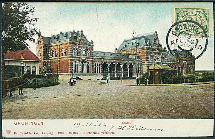 Groningen Station, Holland. Dr. Trenkler Co. no. 22207. 