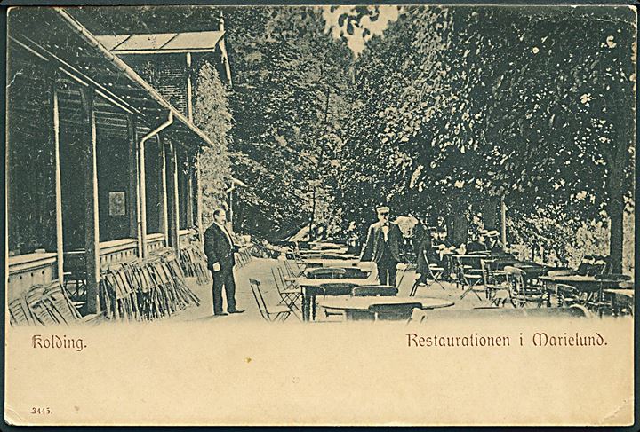 Restaurationen i Marielund, Kolding. No. 3445. 