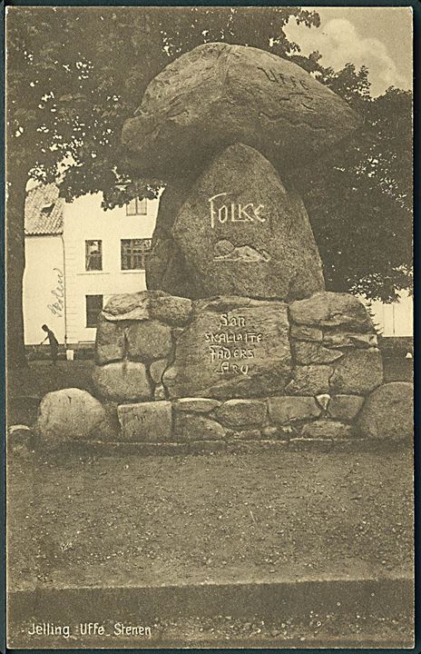 Uffe Stenen i Jelling. Stenders no. 43816. 