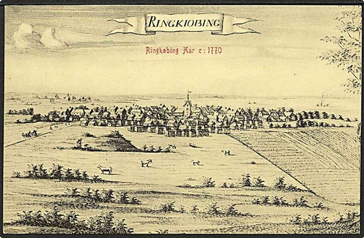 Ringkøbing anno 1770. W.K.F. no. 62.