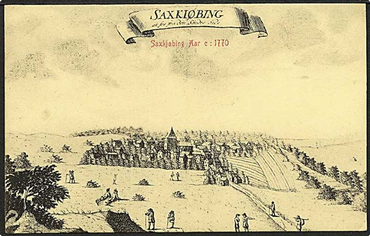 Sakskøbing anno 1770. W.K.F. no. 21.
