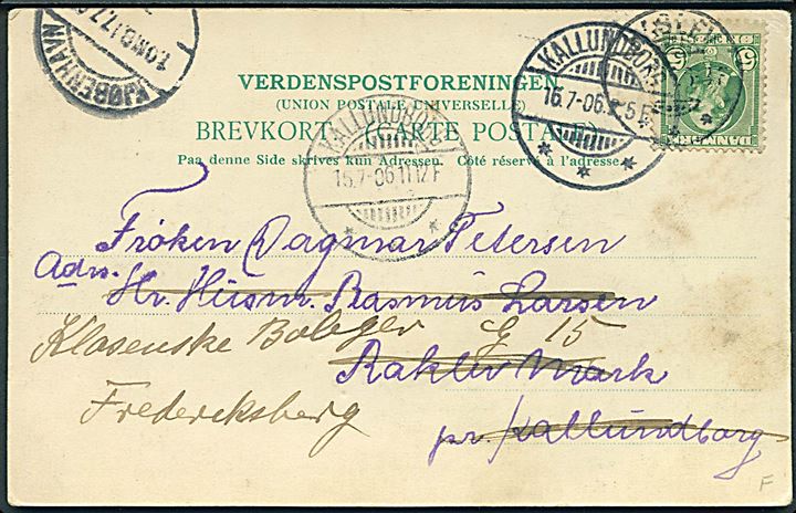 Amtsudstillingen i Haslev 7 - 22 Juli 1906. Aug. Olsens Forlag u/no. 